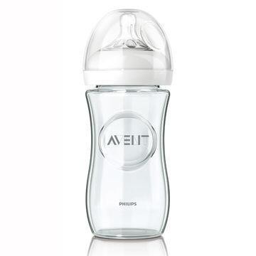 AVENT 新安怡 親乳感寬口玻璃奶瓶240ml(單入)