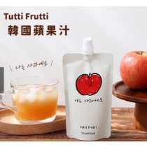 (免運商品) 韓國 tutti frutti 笑臉鮮榨 100% 蘋果汁 30入 韓國蘋果汁