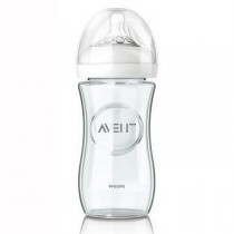 AVENT 新安怡 親乳感寬口玻璃奶瓶240ml(單入)
